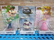 Lotto Amiibo Luigi,Peach,Rob