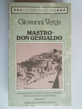 mastro don gesualdo	verga giovanni bur	verismo note carnazzi giulio russo luigi