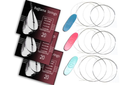 Confezione corde baglama - 3x,