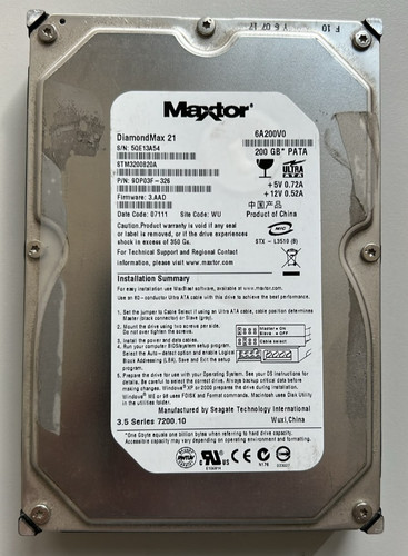 Hard disk pata ide maxtor - hard,