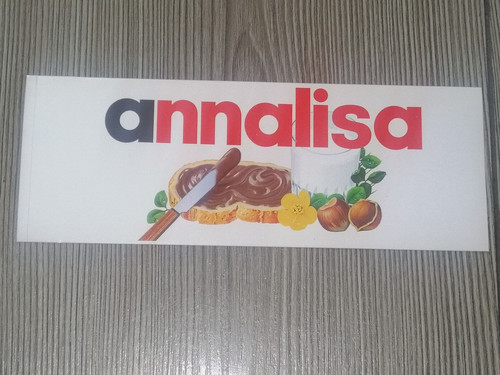 Adesivo nutella originale nome - originale,