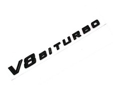 V8 Biturbo Emblema Nero Auto