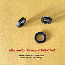 PIONEER CT-41/CT-43 Cassette Decks • Idler tire • High Quality/single piece