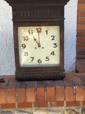 ANTICA PENDOLA ANNI 30 OROLOGIO DA PARETE JUGEND TEDESCO PENDOLO 