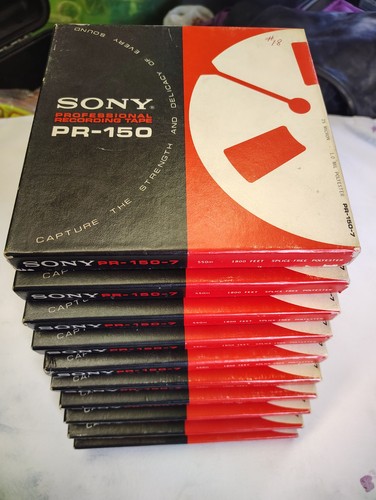Lotto sony 150 nastro - lotto, 10