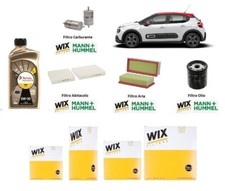 Filtri Tagliando + Olio Total per Citroen C3 III 1.2 VTi 60 Kw 82 Hp Cv 2016  