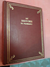 LIBRO - DE RAPPORTI DI PARNASO