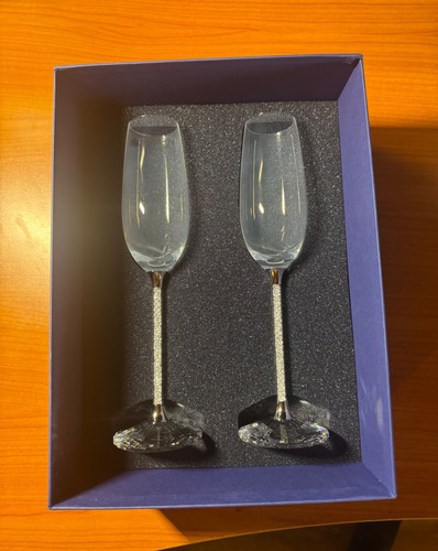 Coppia calice vino swarovski - coppia,