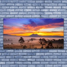 Glass print Wall art 140x70
