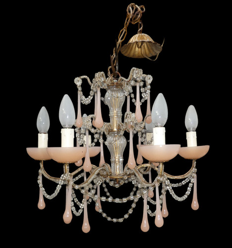 Lampadario vintage italiano - , in