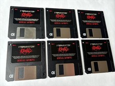 Bethesda Softworks 1992 THE TERMINATOR Rampage IBM 3,5” 6 floppy disk