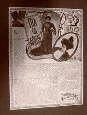 Pubblicità del 1906 Pillole Pink contro l'anemia Testimonial la Principessa Dora