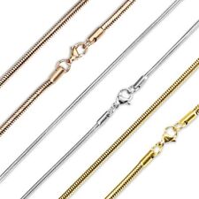 Serpente Collana Maglia Grumetta Collana Argento Donna Catena Reale Uomo Alto