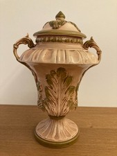 Vaso con coperchio  porcellana