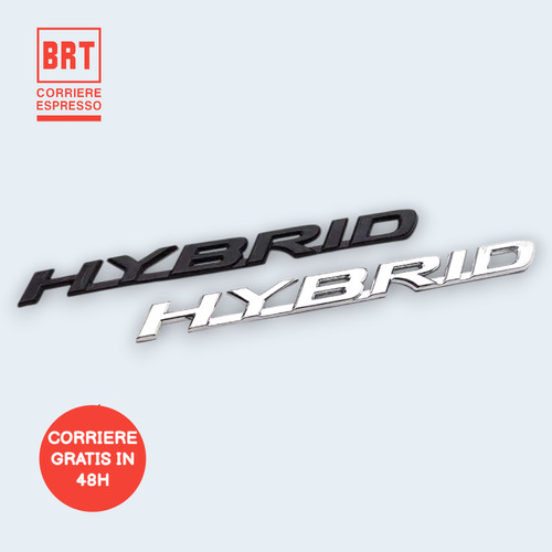 Adesivo auto logo hybrid - logo,
