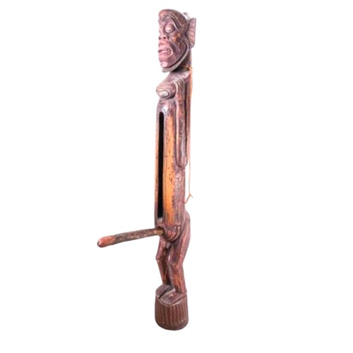 Grande statuina intagliata