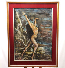 DIPINTO AD OLIO '' CORPO NUDO