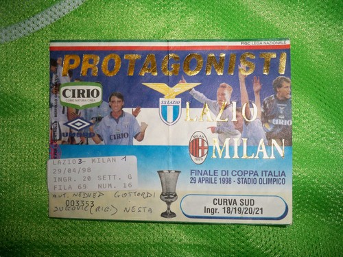 Biglietto lazio milan - biglietto, finale
