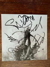 Linkin Park signed art card with the Hunting Party cd Chester Bennington