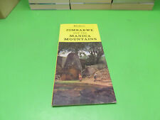 Rhodesia ZIMBABWE e Manica Mountains vintage guida turistica in lingua inglese