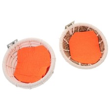 2PCS Bird Birding Hut Nest Weave Hemp Rope Bed Bed Parrot Cage Nest