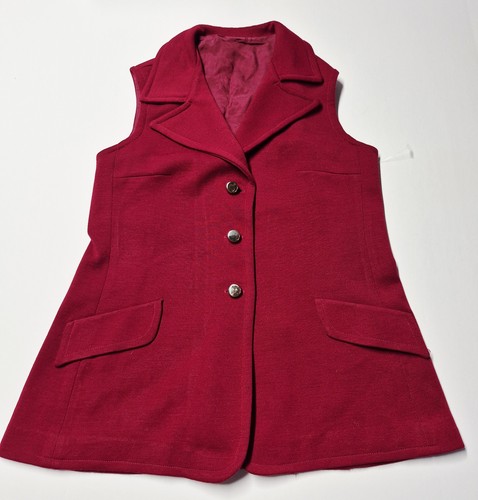 Blazer maglia rossa vintage
