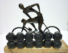 TAURUS N 12 GOMMINI COMPLETI DI N 8 DISTANZIALI BICICLETTA RICAMBI PEDALI OVETTO