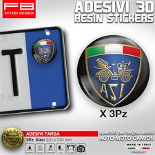 ADESIVI sticker bollino targa/plate ASI OLD RUOTE STORICHE CLASSIC