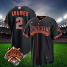 Willy Adames #2 Giants Black