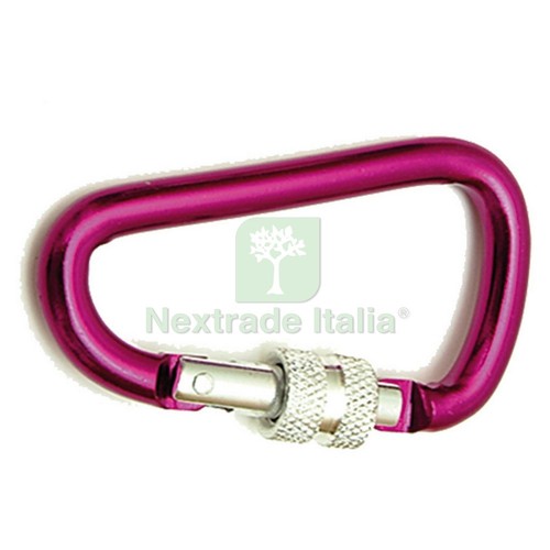 25pz moschettone alluminio - moschettone,