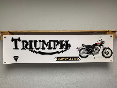 Triumph bonneville banner - triumph,