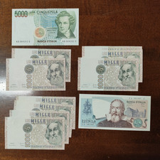 Repubblica Italiana Lotto di 11 Banconote in Alta Conservazione, SI PARTE DA 1€!