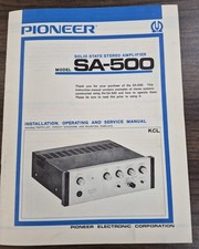 Pioneer SA-500 Amplificatore