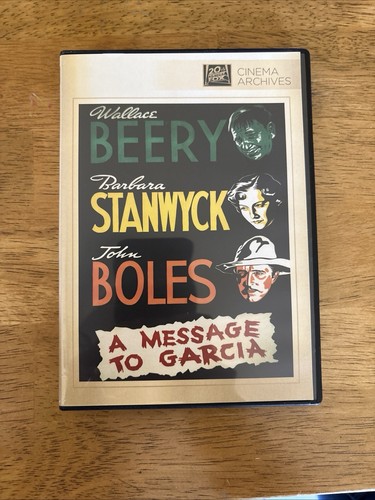 Message garcia dvd used - a,