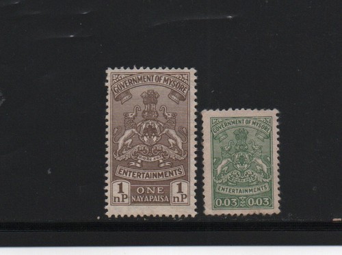 Mysore state 1930 tassa di - 1930-40,