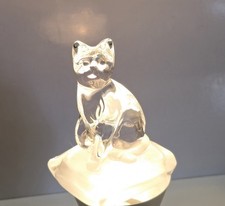 Statuina gatto vintage Cristal