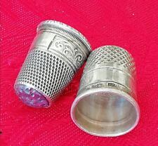 Due ditali in argento. Russia.