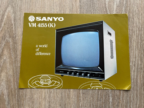 Sanyo 4155k television - sanyo,