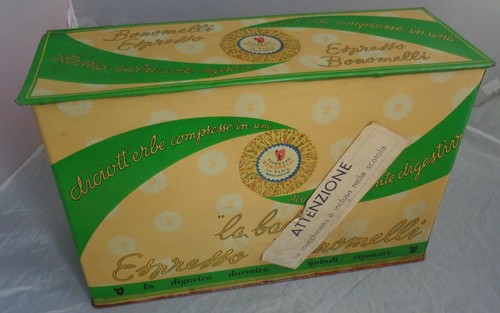 Scatola latta pubblicitaria - latta,