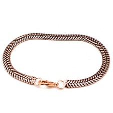 Bracciale catena serpente rame