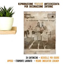 SPRINT MODA Enrica Massei Hettemarks NINO SERA DONNA TESSUTI GONNA VESTAR CARD