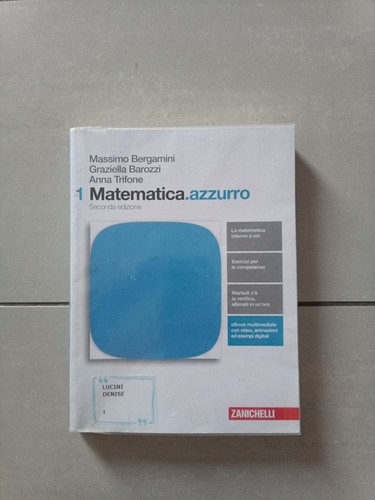 Matematica azzurro volume - azzurro, 1