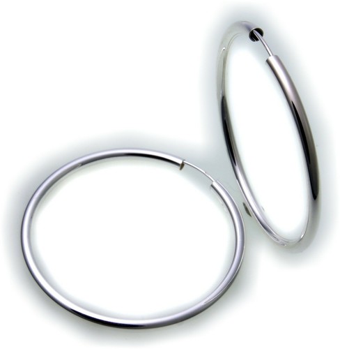 Orecchini cerchietti argento - orecchini,