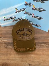 Cappello Aeronautica Militare Verde Militare Eurofighter Typhoon Visiera Regolab