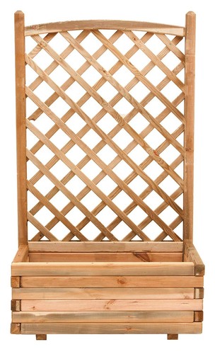 Fioriera legno con - legno,
