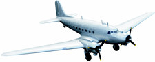 DC 3 C 47 EPO 1600mm argento