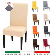 set 6 Coprisedie Elasticizzato Universali Con Schienale