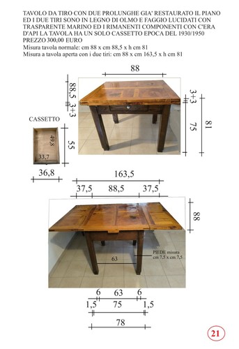Tavola vintage legno - vintage,
