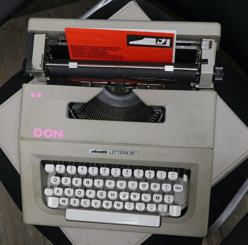 Olivetti lettera con - olivetti, (don),