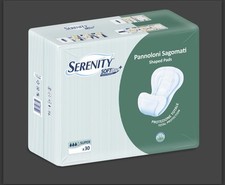 120 Pannoloni Sagomati SERENITY Soft Dry SUPER . Quattro confezioni da 30 pezzi.